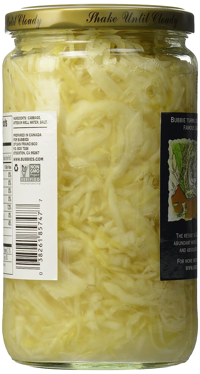 food Bubbies Sauerkraut, 25 oz - Basketryplace