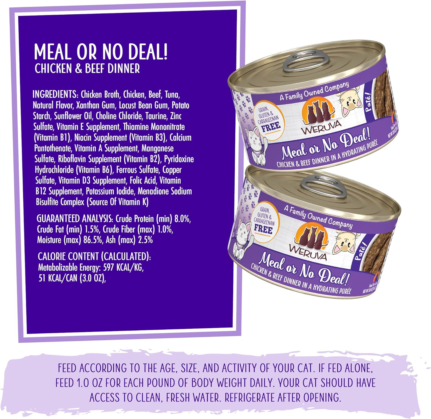 https://www.basketryplace.shop/products/weruva-classic-cat-pate-meal-or-no-deal-with-chicken-beef-3oz-can-pack-of-12 - https://www.basketryplace.shop/